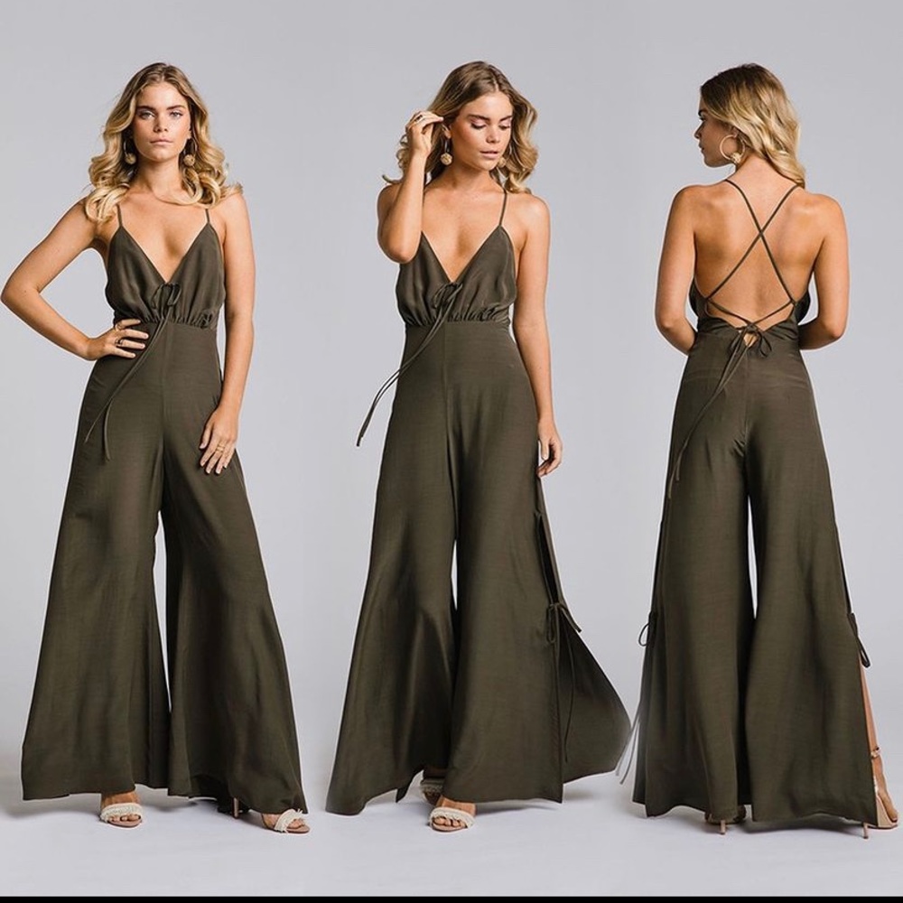 Leave Her Wilder Jumpsuit. Size 6. Worn once but in perfect condition.